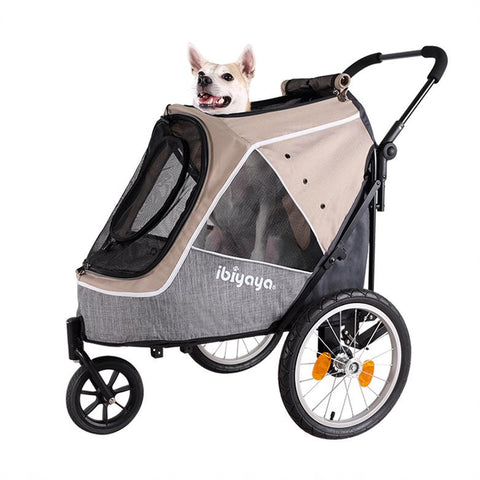 Ibiyaya Happy Pet Tri-cycle Trailer Jogger Stroller 2.0