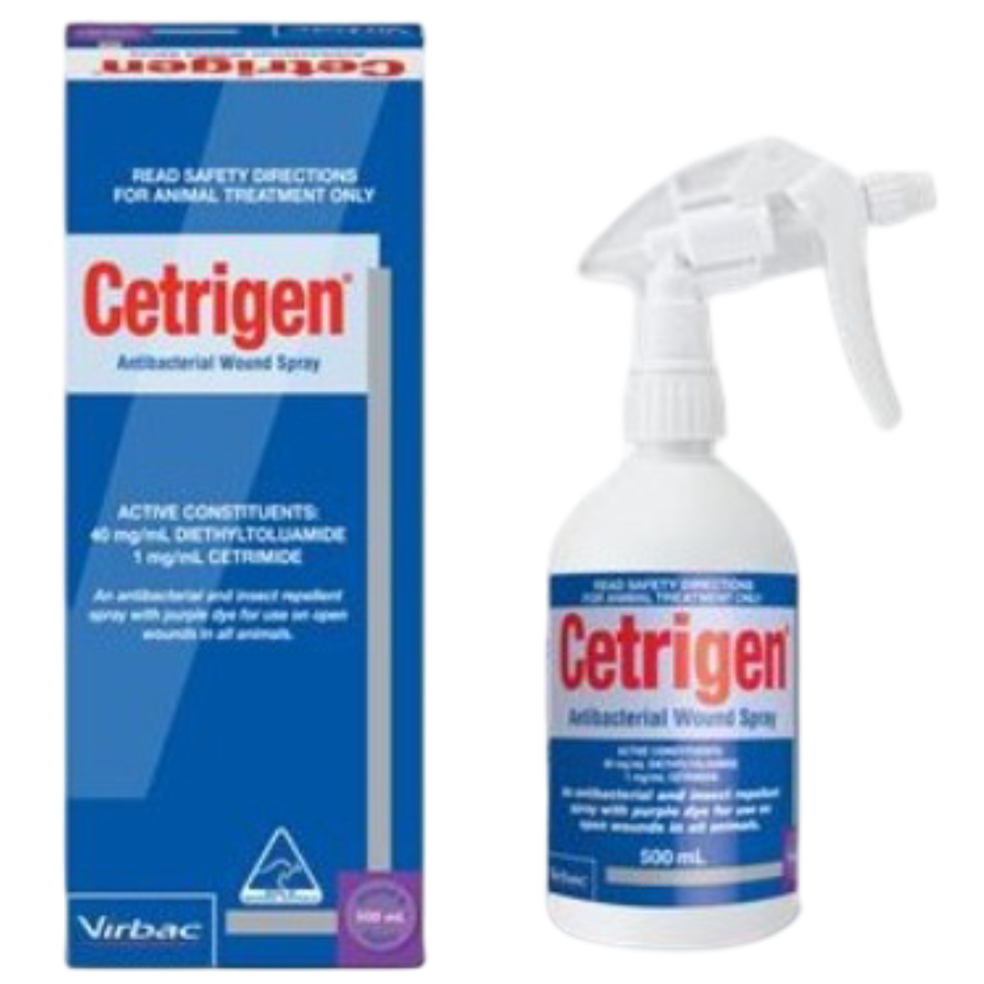 Virbac Cetrigen Antibacterial Wound Spray