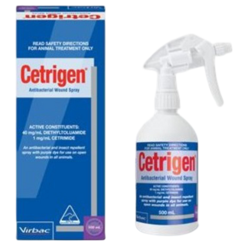 Virbac Cetrigen Antibacterial Wound Spray