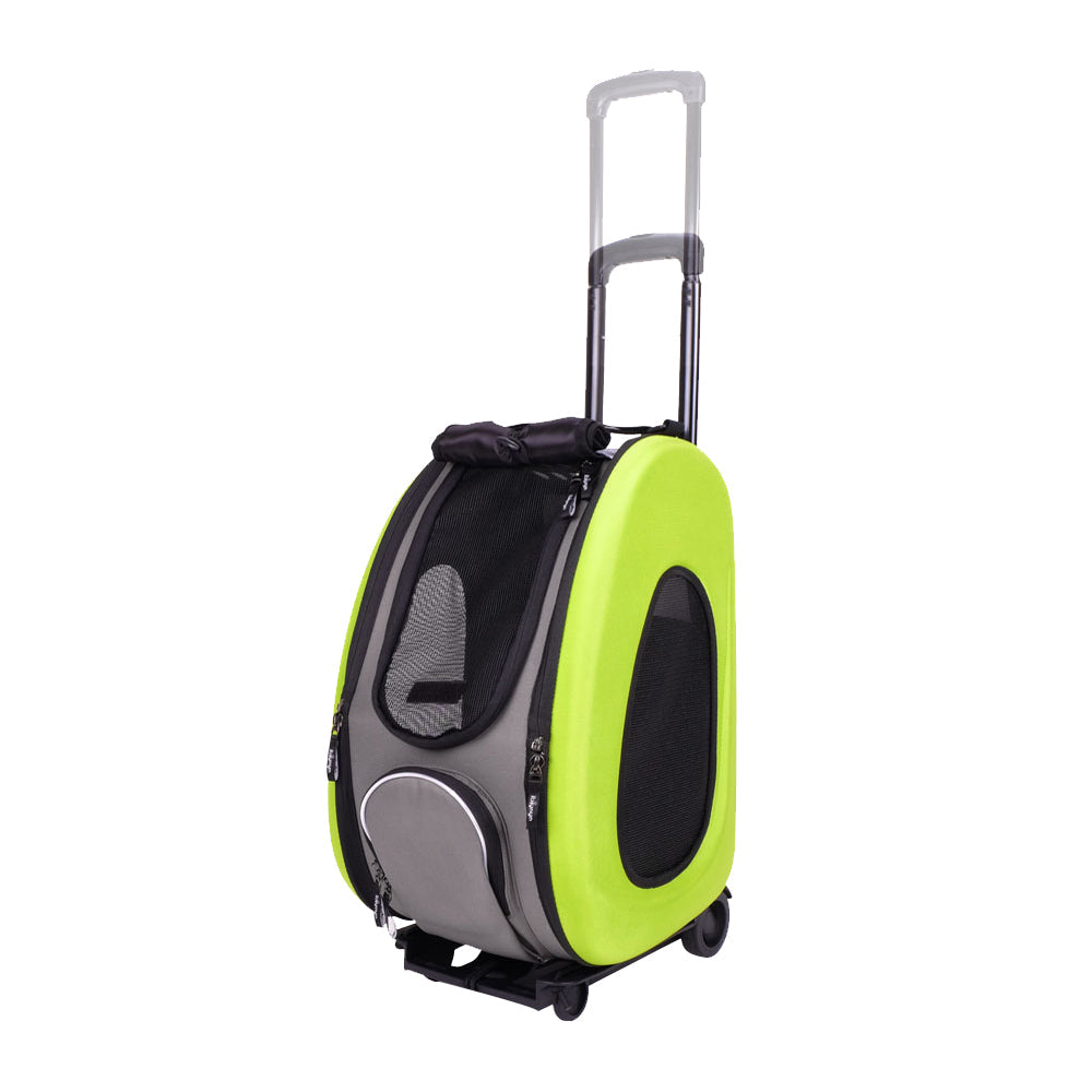 Ibiyaya Eva Pet Rolling Carrier Travel Bag with Wheels | petsome Pet Supplies