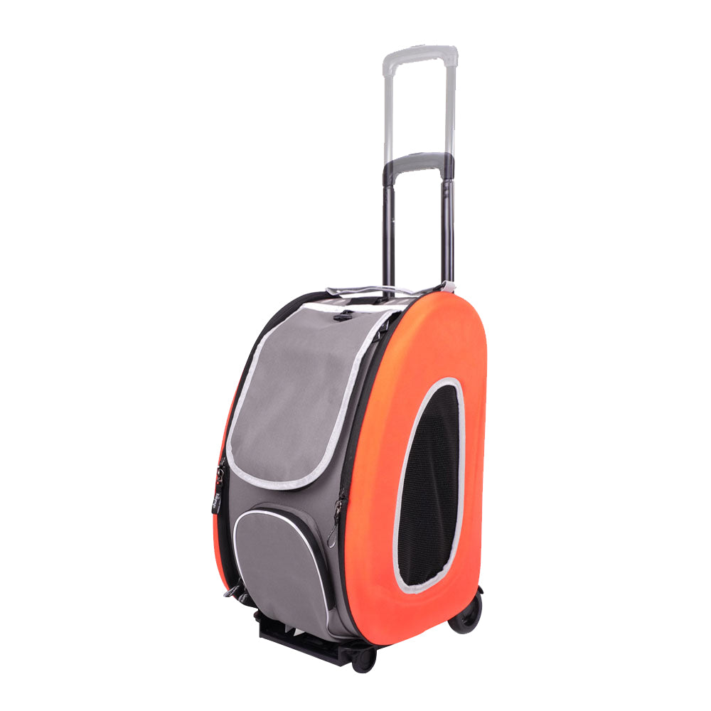 Ibiyaya Eva Pet Rolling Carrier Travel Bag with Wheels | petsome Pet Supplies