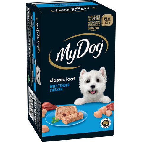 My Dog Dog Wet Food Chicken Supreme Loaf 100g x 6