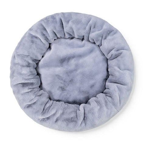 Snooza Luxe Fur Cuddler Dog Bed Smokey Blue