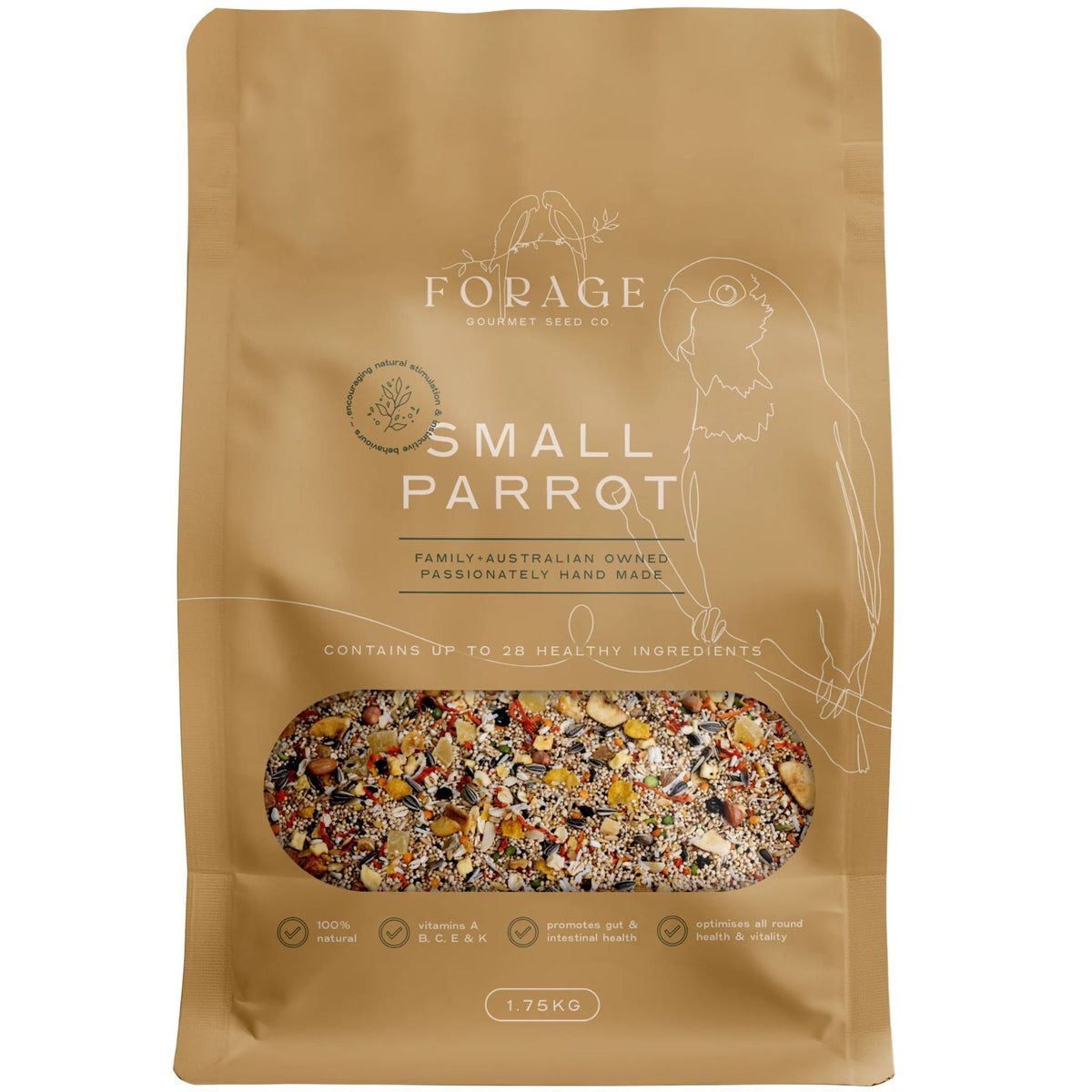 Forage Gourmet Bird Seed - Small Parrot