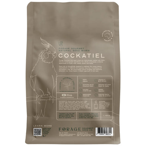 Forage Gourmet Bird Seed - Cockatiel