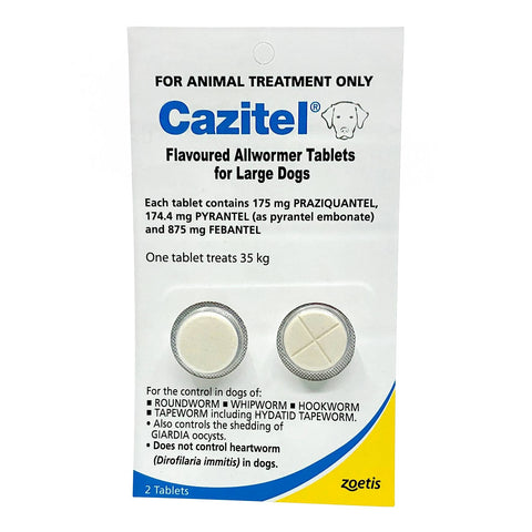 Cazitel Flavoured Allwormer Tablets for Dogs