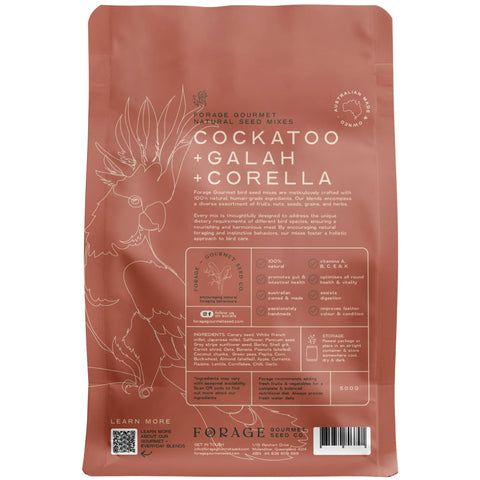 Forage Gourmet Bird Seed - Galah & Corella & Cockatoo