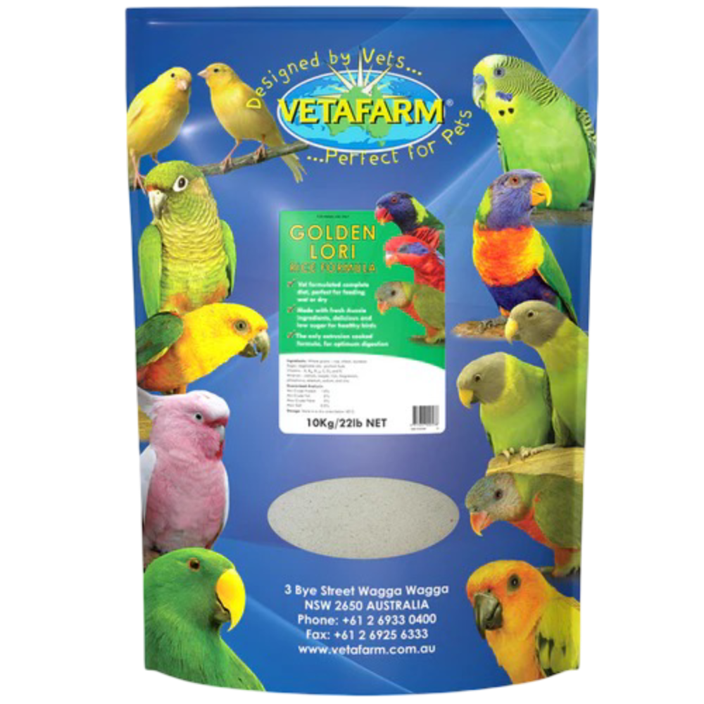Golden Lori Rice Formula Balanced Lorikeet Feed