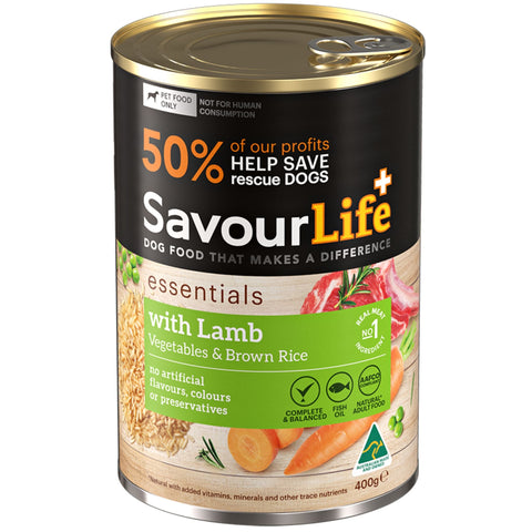SavourLife Essentials Lamb with Veggies and Rice Wet Dog Food