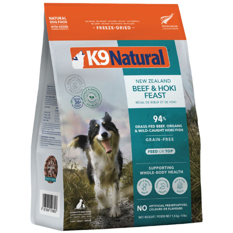 K9 Natural Freeze Dried Hoki & Beef Feast