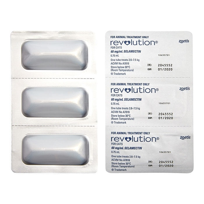 Revolution Blue For Cats 2.6 - 7.5kg