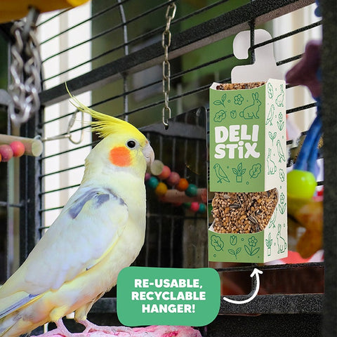 Vetafarm Natural Nibbles Small Parrot Delistix 100g