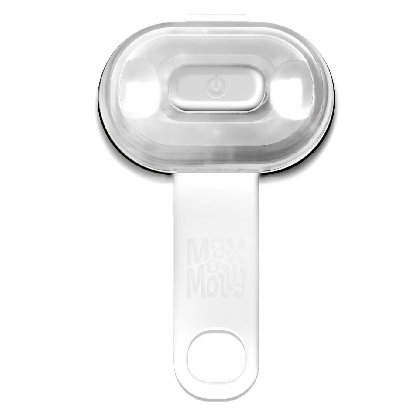 Max & Molly Matrix Ultra Led Light Safety Collar for Dogs White