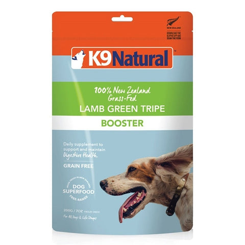 K9 Natural Freeze Dried Lamb Green Tripe Boost Adult Dog Food 200g