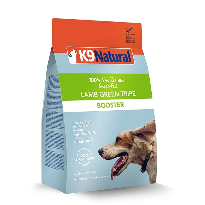 K9 Natural Freeze Dried Lamb Green Tripe Boost Adult Dog Food 200g