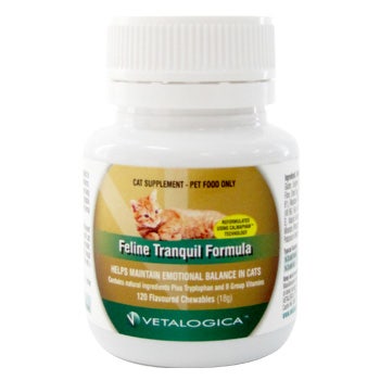 Vetalogica Feline Tranquil Formula 120 Tablets