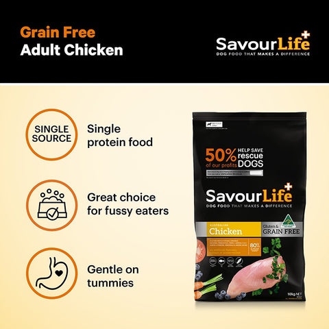 SavourLife Grain Free Chicken Adult Dog Food