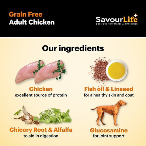 SavourLife Grain Free Chicken Adult Dog Food