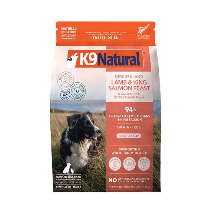 K9 Natural Freeze Dried Lamb & Salmon Adult Dog Food