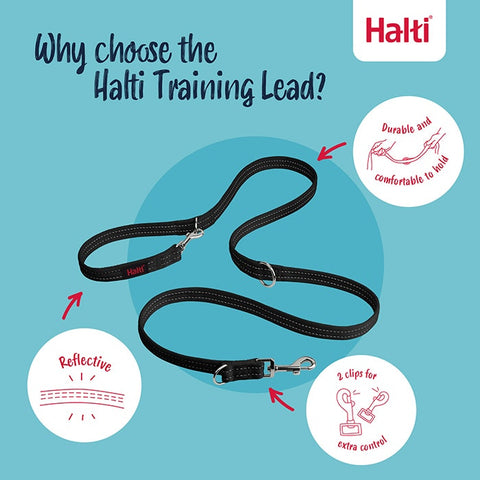 Halti Dog Lead Black