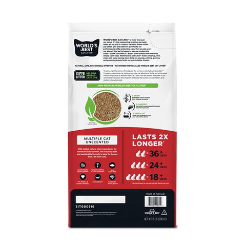 World's Best Cat Litter Multi Clumping Cat Litter