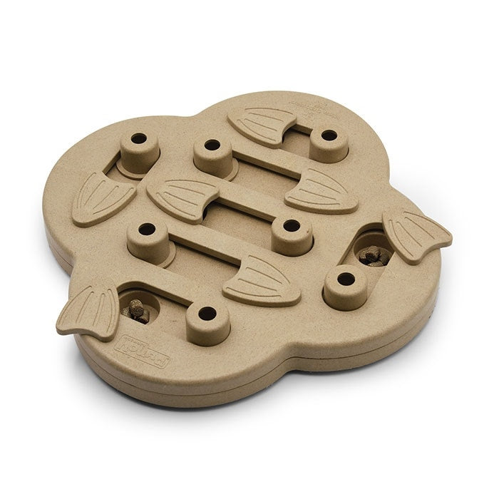 Nina Ottosson Hide & Slide Puzzle Dog Toy Brown
