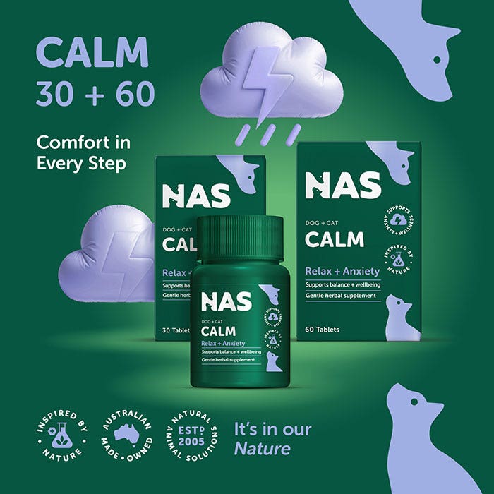 Natural Animal Solutions Calm Dog & Cat Tablets