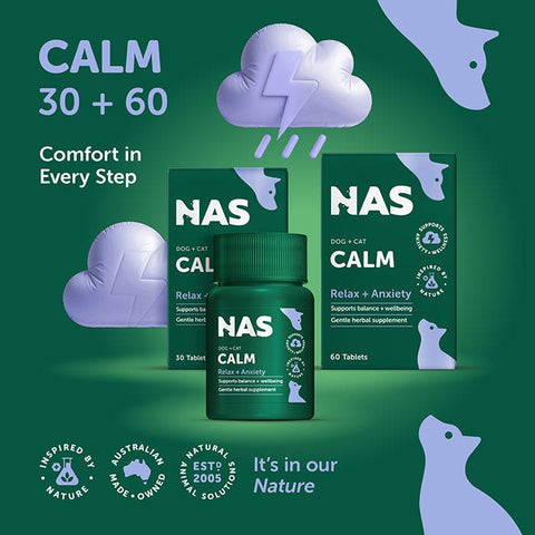 Natural Animal Solutions Calm Dog & Cat Tablets