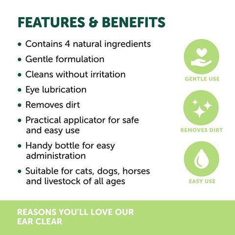 Natural Animal Solutions Eye Clear Dog & Cat Drops 15ml