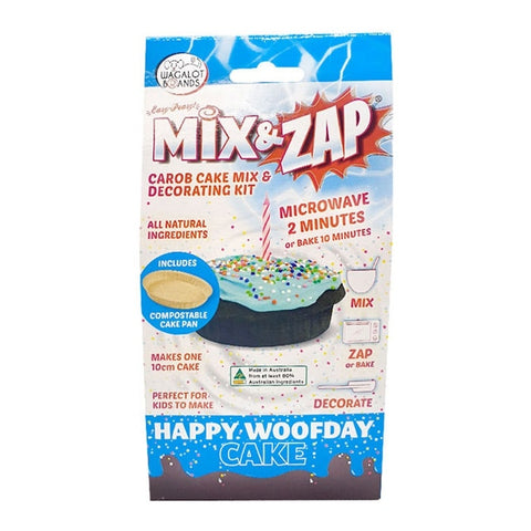 Mix & Zap Birthday Cake Kit Dog Treat Blue