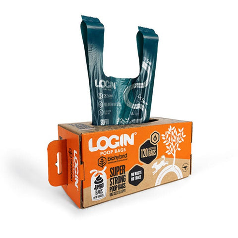 Login Biohybrid Dog Waste Bags wHandles L-120PK