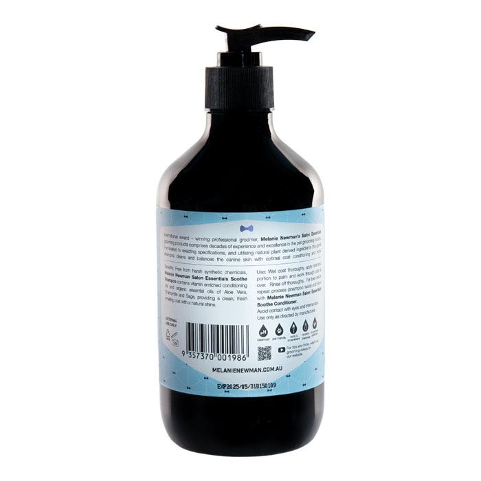 Melanie Newman Salon Essentials Soothe Dog Shampoo 500ml