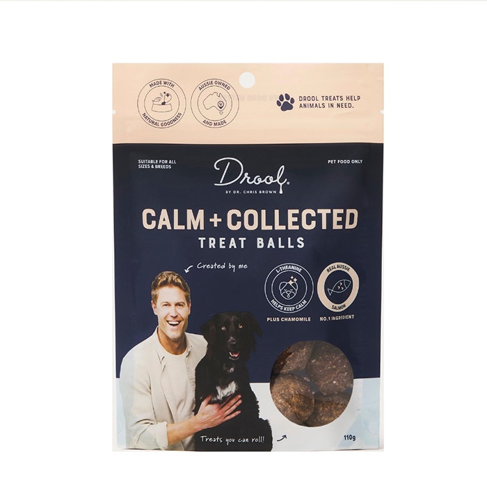 Drool Salmon Calm + Collected Dog Treat 110g