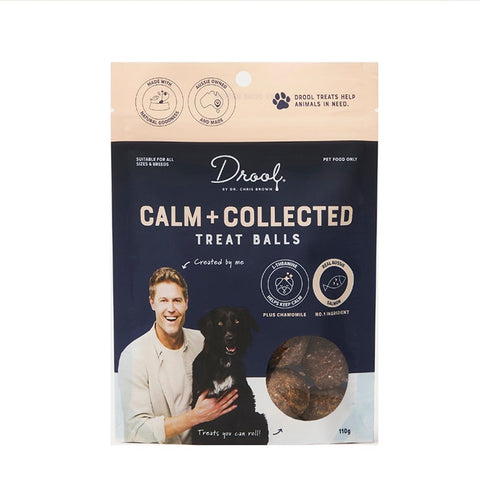 Drool Salmon Calm + Collected Dog Treat 110g