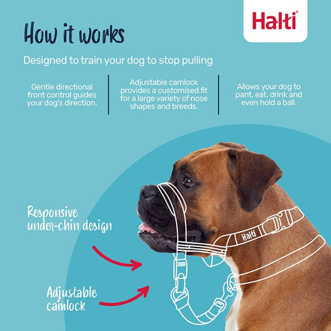 Halti Optifit Dog Head Collar Black
