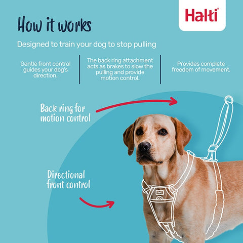 Halti No Pull Dog Harness Black