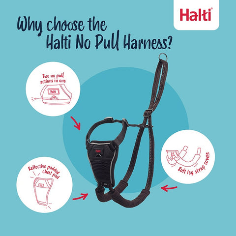 Halti No Pull Dog Harness Black