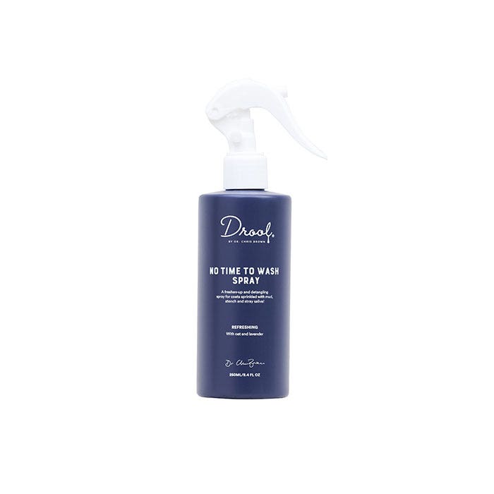 Drool No Time To Wash Dog Spray 250ml