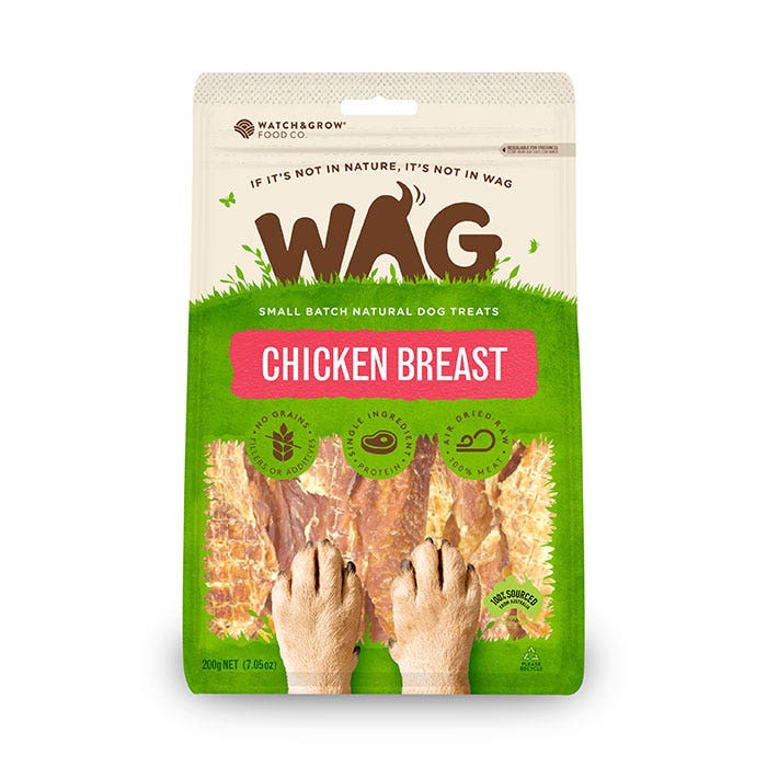 WAG Chicken Breast Dog Treat 750g
