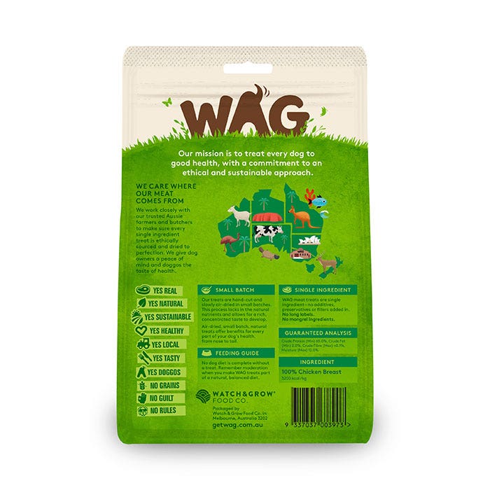 WAG Chicken Breast Dog Treat 750g