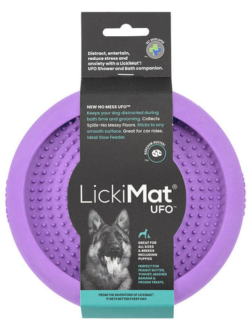 Lickimat Ufo Dog Slow Feeder Purple