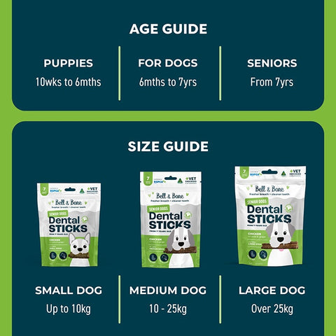 B&B Dental Stick Chicken Senior Dog Treat