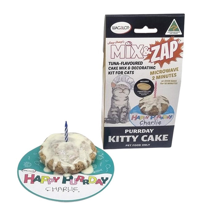 Wagalot Mix & Zap Kitty Cat Cake Kit Cat Treat