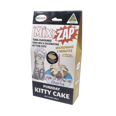 Wagalot Mix & Zap Kitty Cat Cake Kit Cat Treat