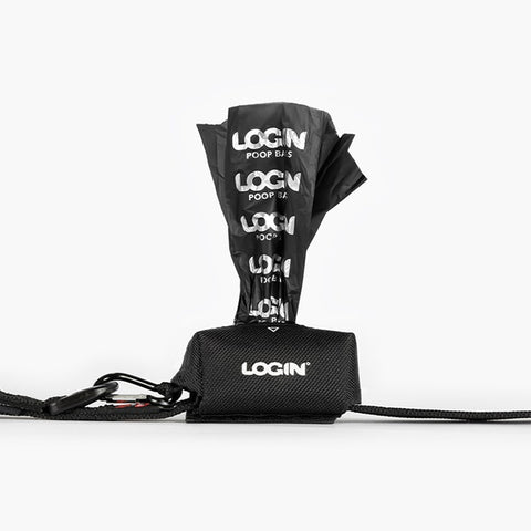 Login Dog Waste Bag Dispenser Dog wCompostable BK 17PK