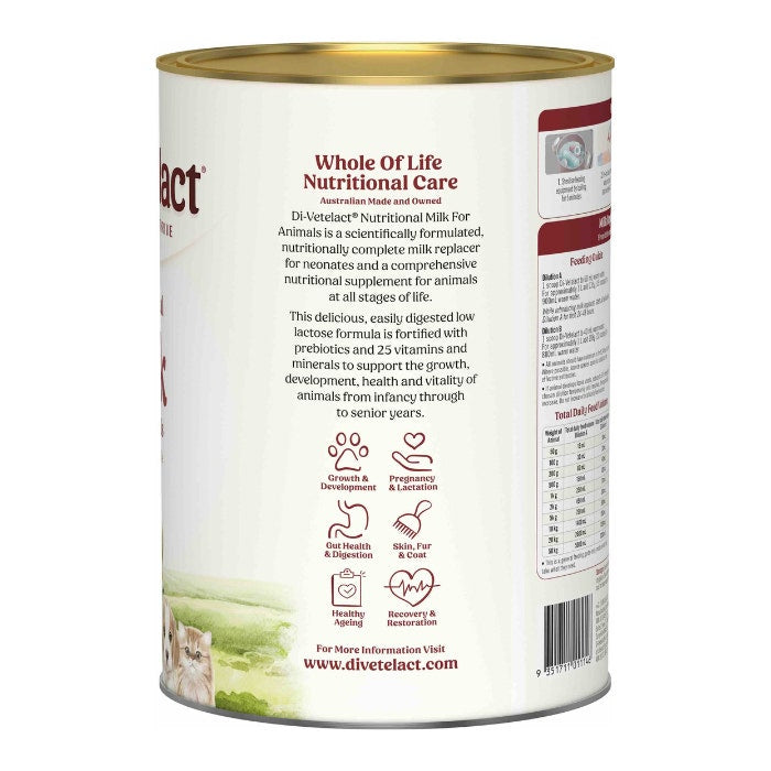 Di-Vetelact Nutritional Pet Milk