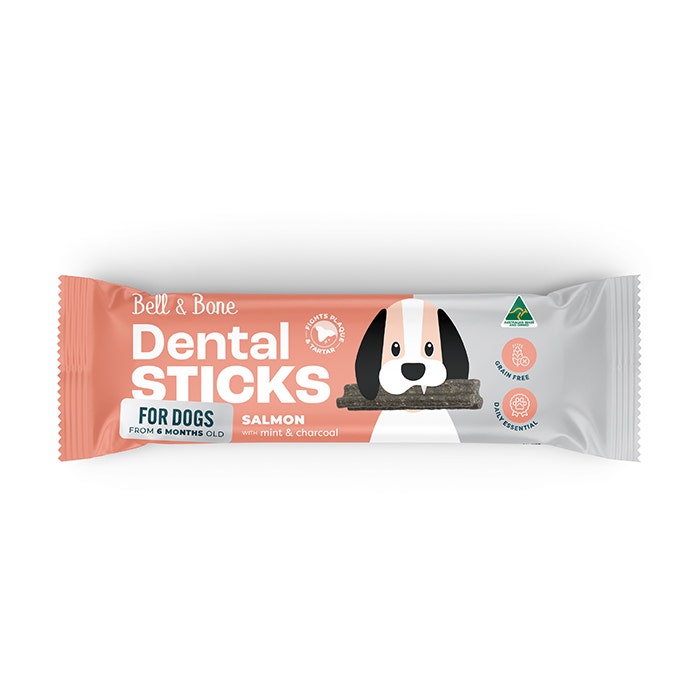 Bell & Bone Dental Stick Salmon Dog Treat 1PK