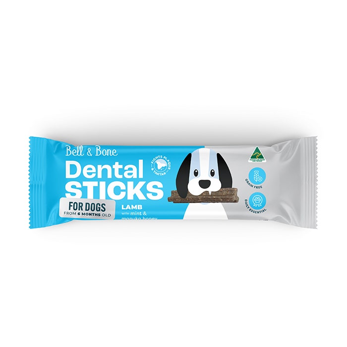 Bell & Bone Dental Stick Lamb Dog Treat 1PK