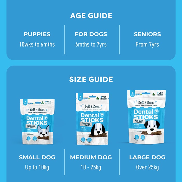 Bell & Bone Dental Stick Lamb Dog Treat 1PK