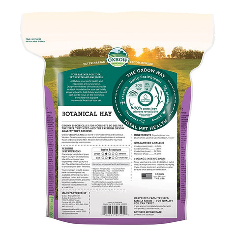 Oxbow Botanical Hay Small Pet Bedding 425g